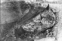 Osebergskipet. Foto O. Væring - 08.1 - utsnitt.tif